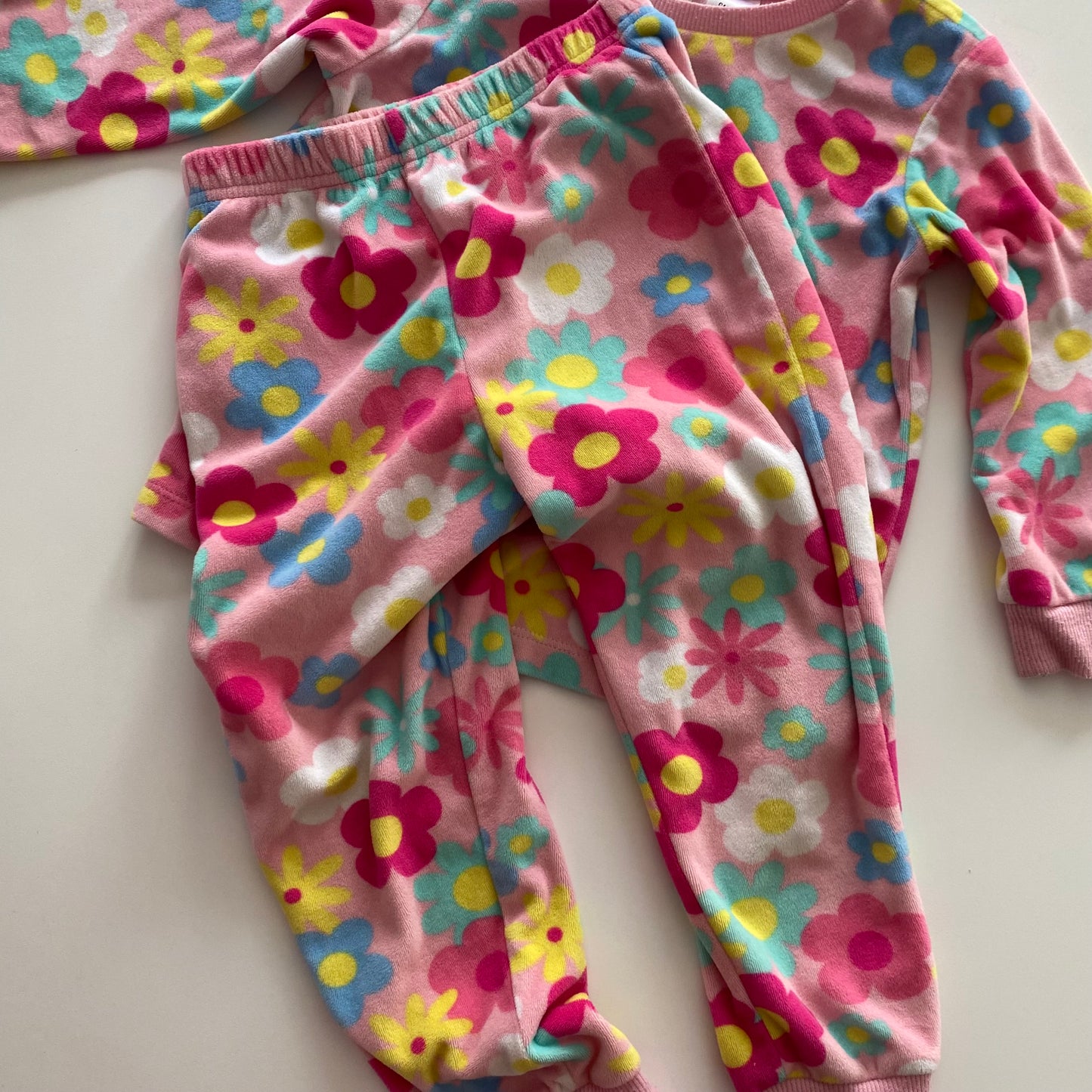 Anko Floral Fleece Pyjamas - Size 3