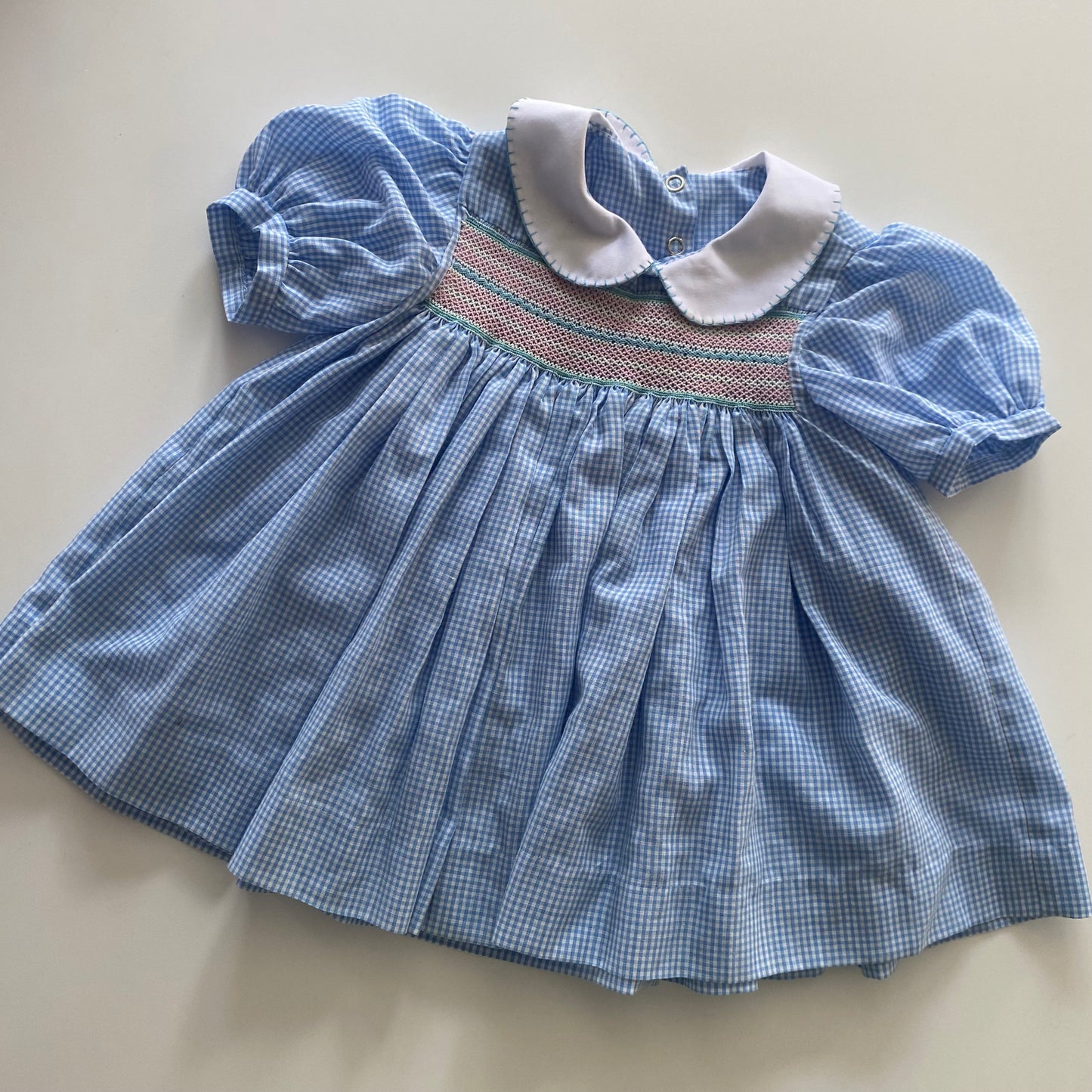 Vintage Smocked Dress - Size 1