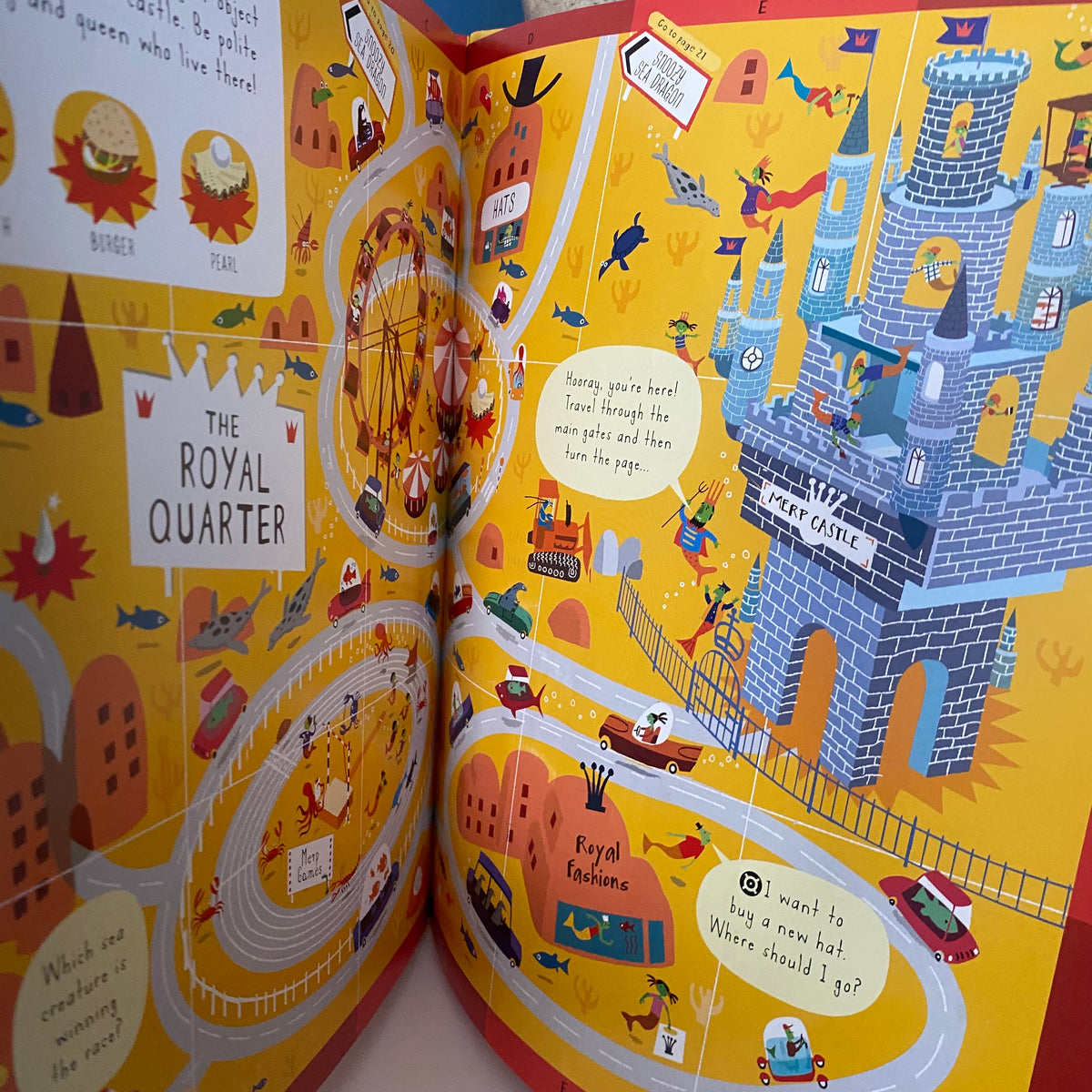 Find Your Way Under The Sea Book