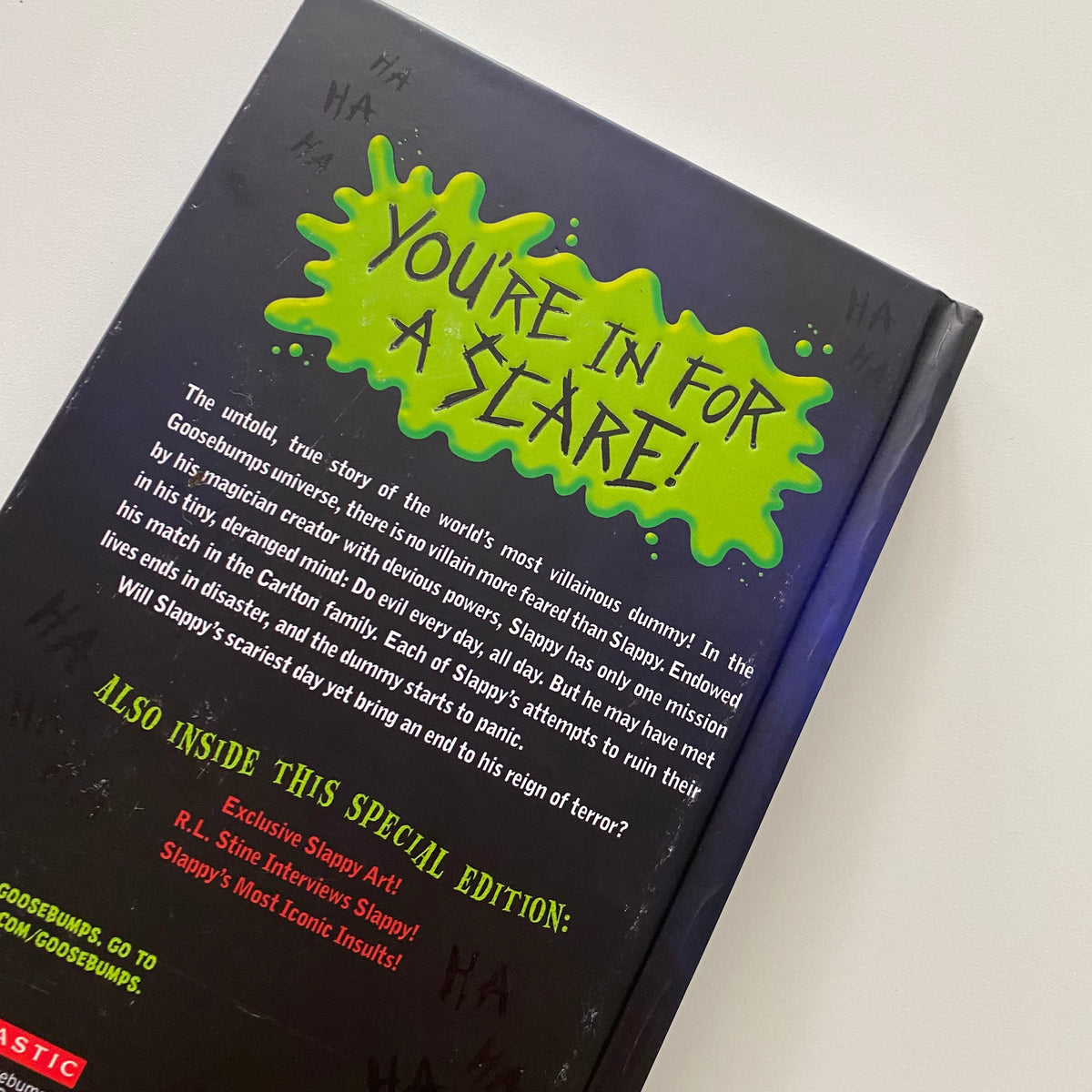 Goosebumps Slappy Beware! Chapter Book