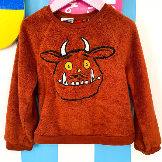 The Gruffalo Fleece Long Sleeve Top - Size 2-3Y