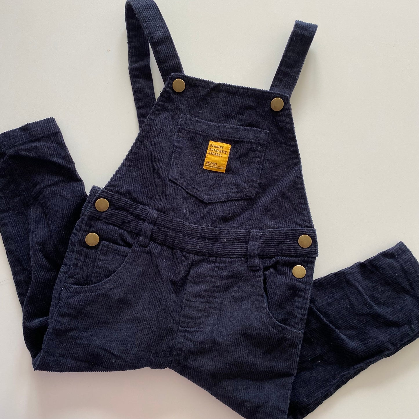 David Jones Navy Corduroy Overalls - Size 2