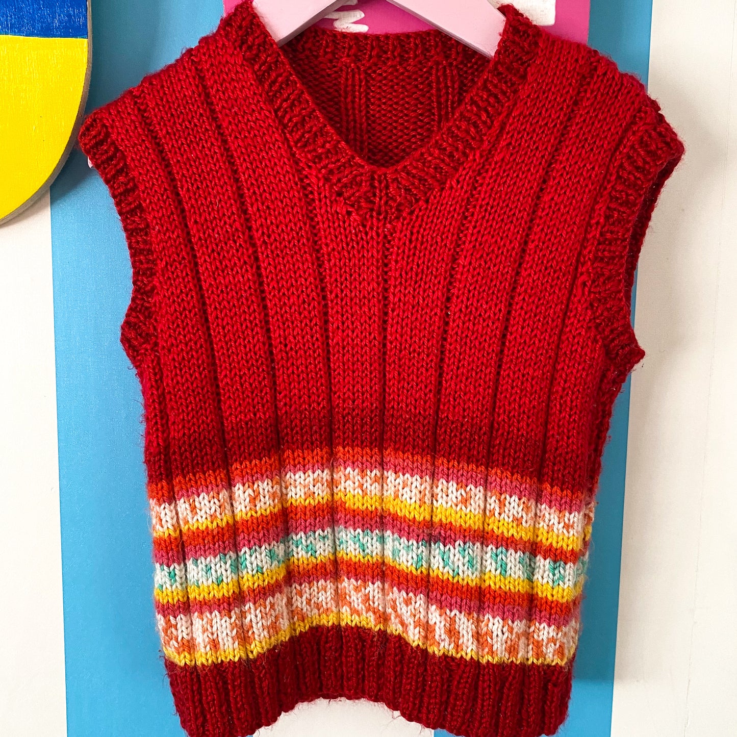 Handmade Knit Vest - Size 3