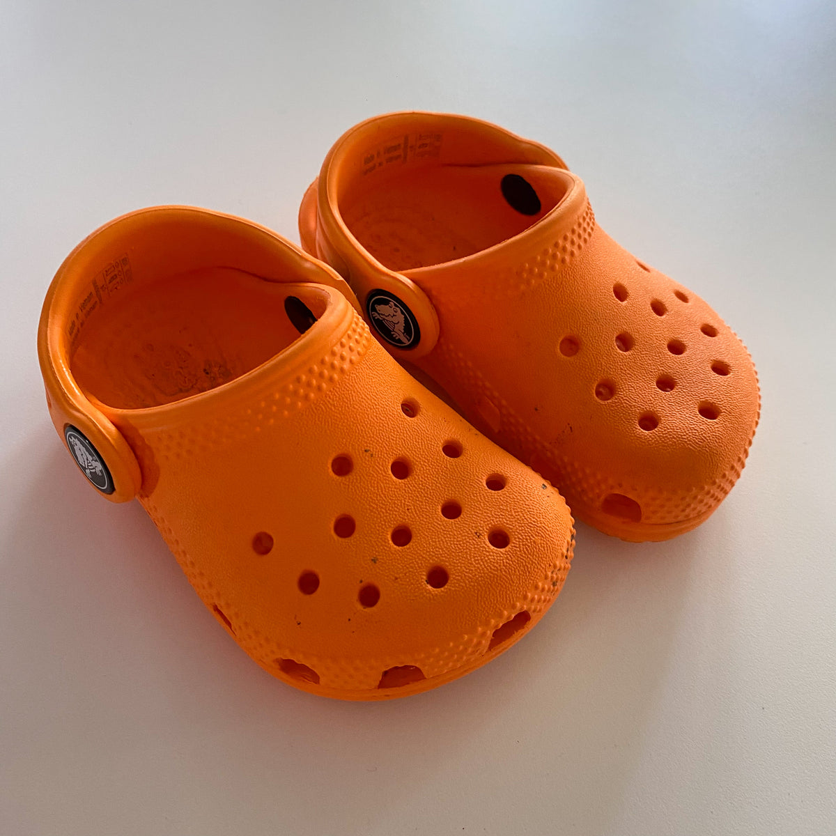 Orange Crocs - Size 4