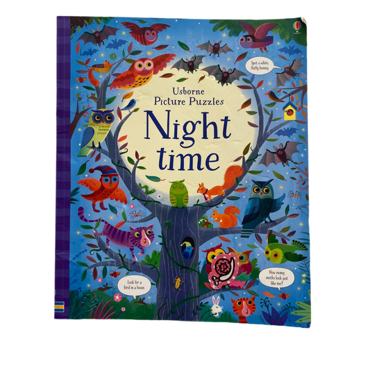 Usborne Picture Puzzles Nighttime Book