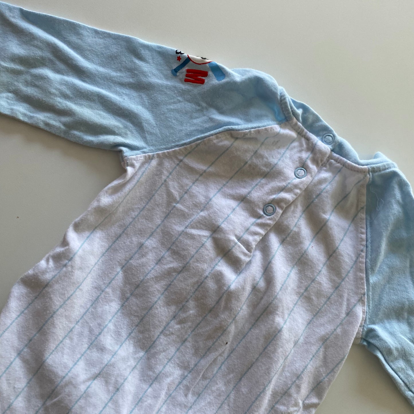 Disney Mickey Mouse Baseball Romper - Size 12-18M