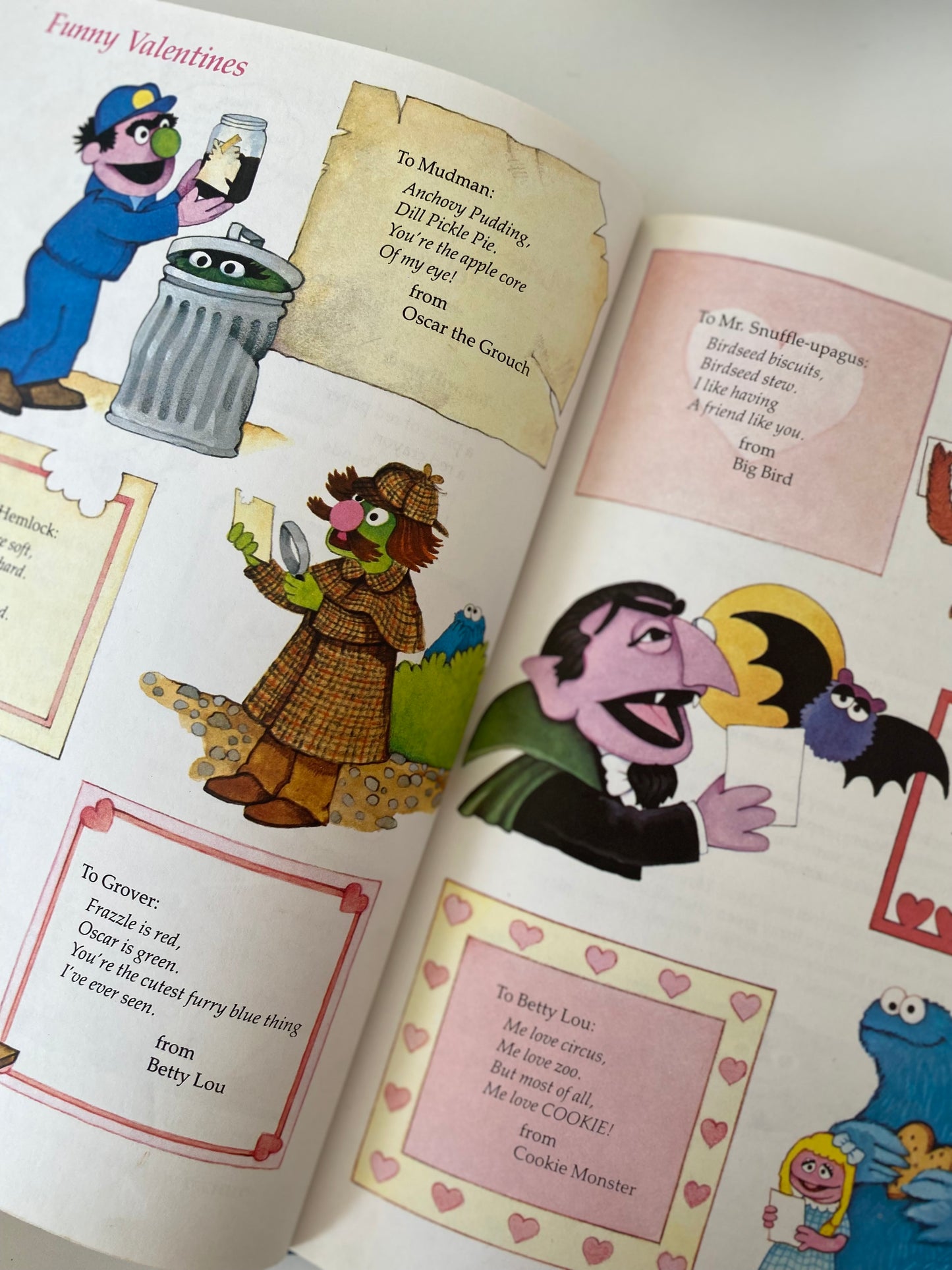 Vintage A Big Year On Sesame Street Book