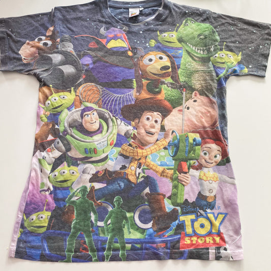 Vintage Disney Pixar Toy Story Top - Size M Adults