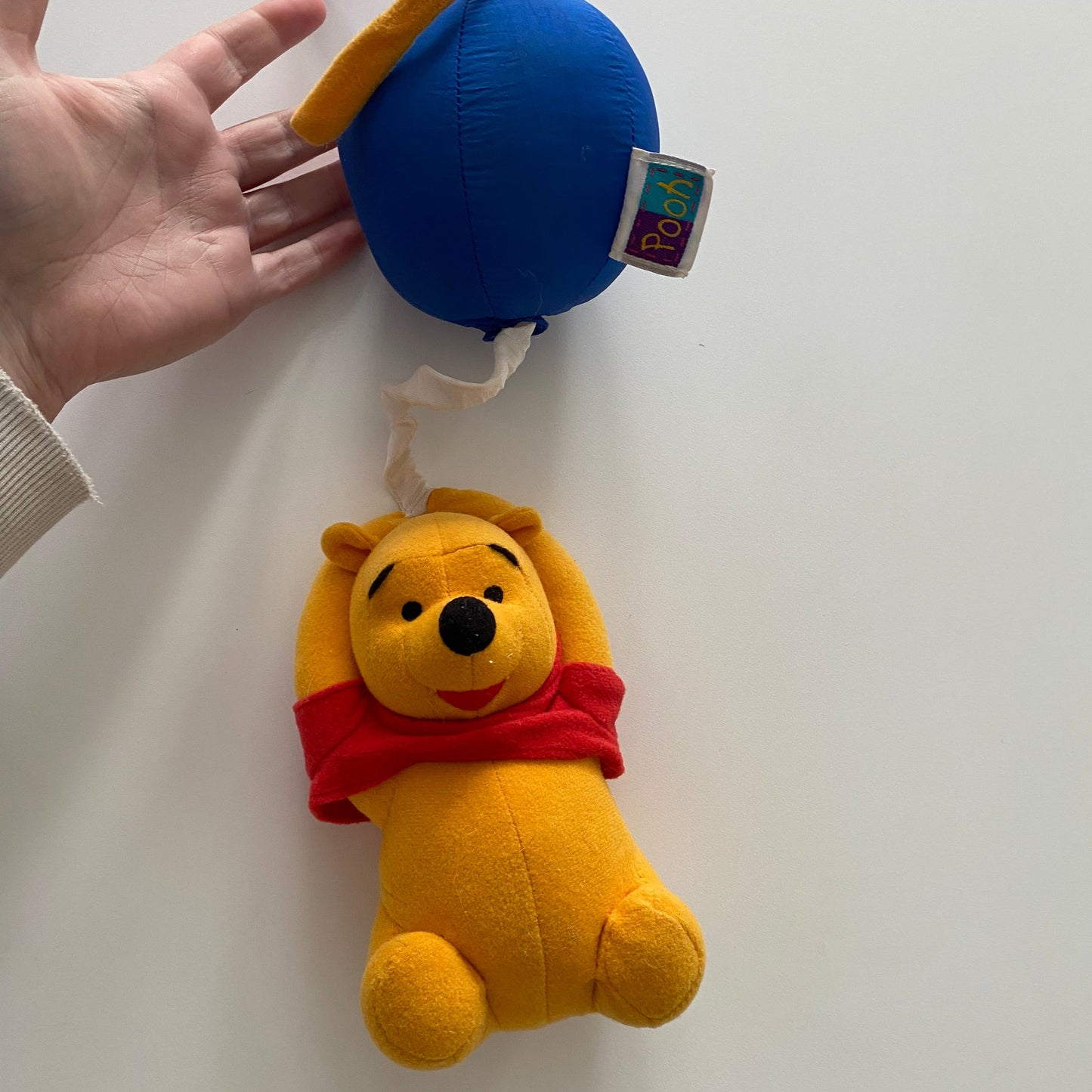 Vintage Disney Winnie The Pooh Musical Pull Down Plush