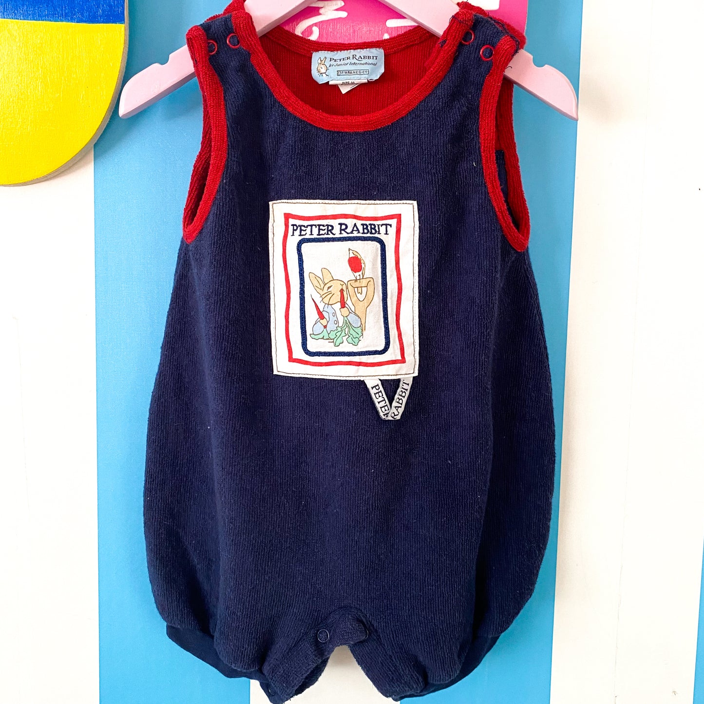 Vintage Peter Rabbit Romper - Size 6M