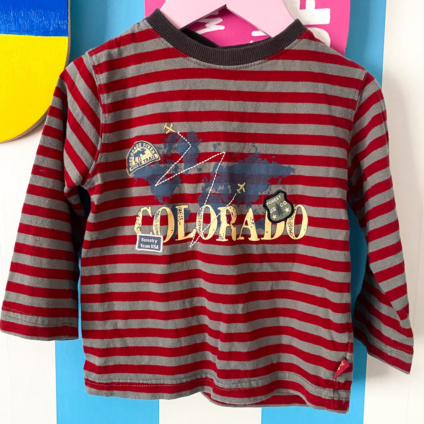 Vintage Pumpkin Patch Long Sleeve Top - Size 2