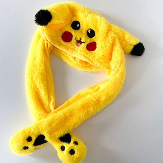 Pokémon Pikachu Moving Ears Plush Hat