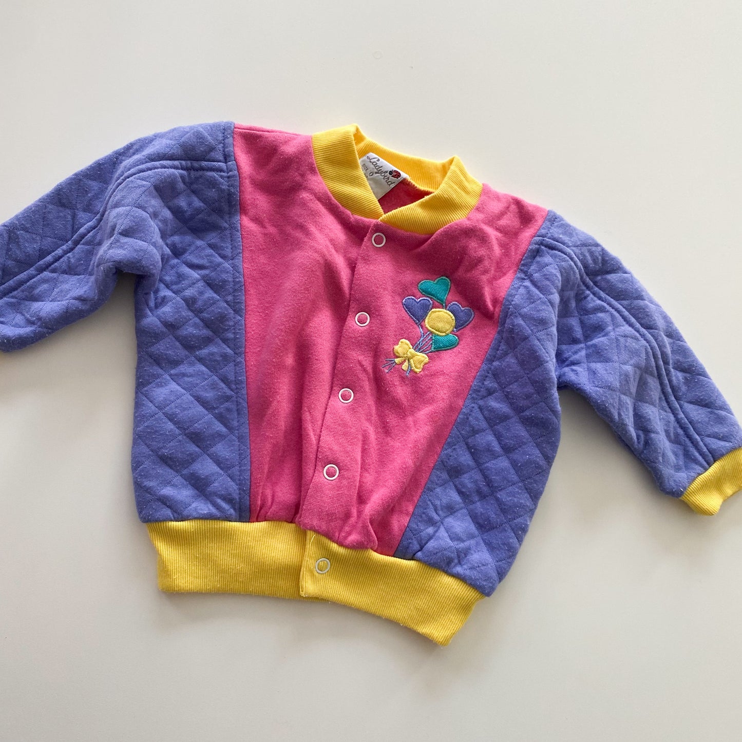 Vintage Ladybird Cardigan - Size 12M