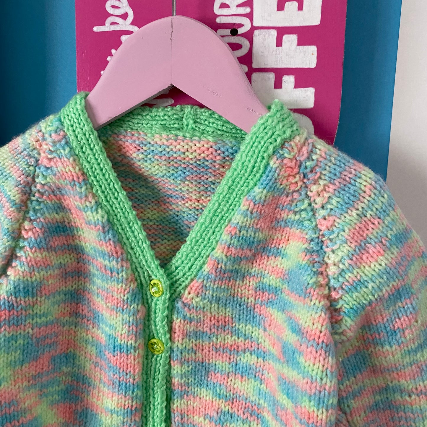 Handmade Knit Cardigan - Size 1