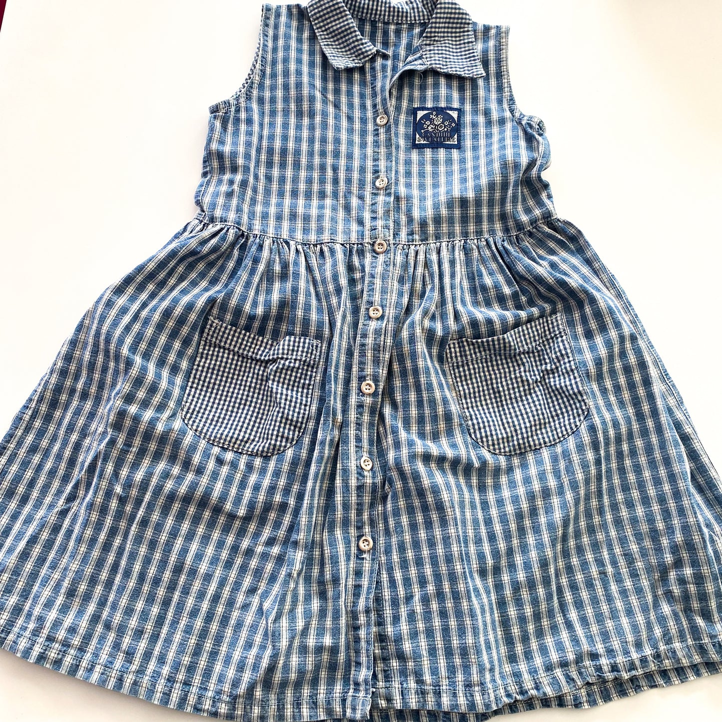 Vintage Gingham Dress - Size 4