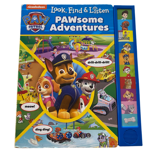 Paw Patrol Look & Find Sound Book