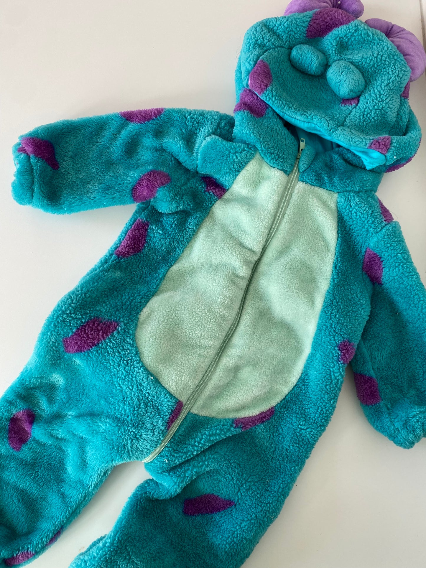 Monsters Inc Fluffy Onesie - Size 1