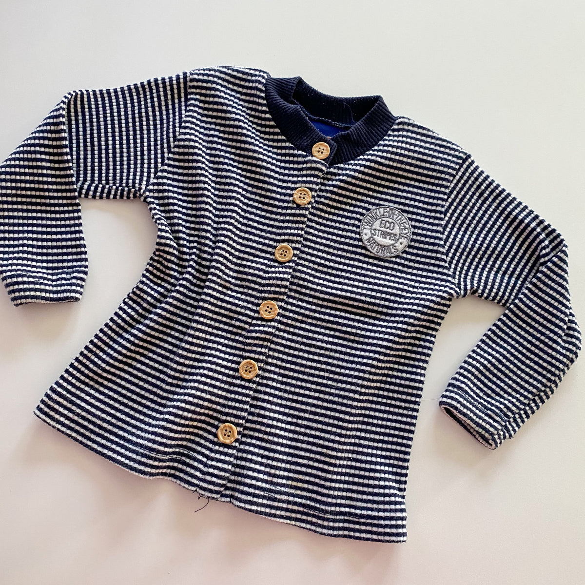Vintage Kids Club Button Up Long Sleeve Top - Size 2