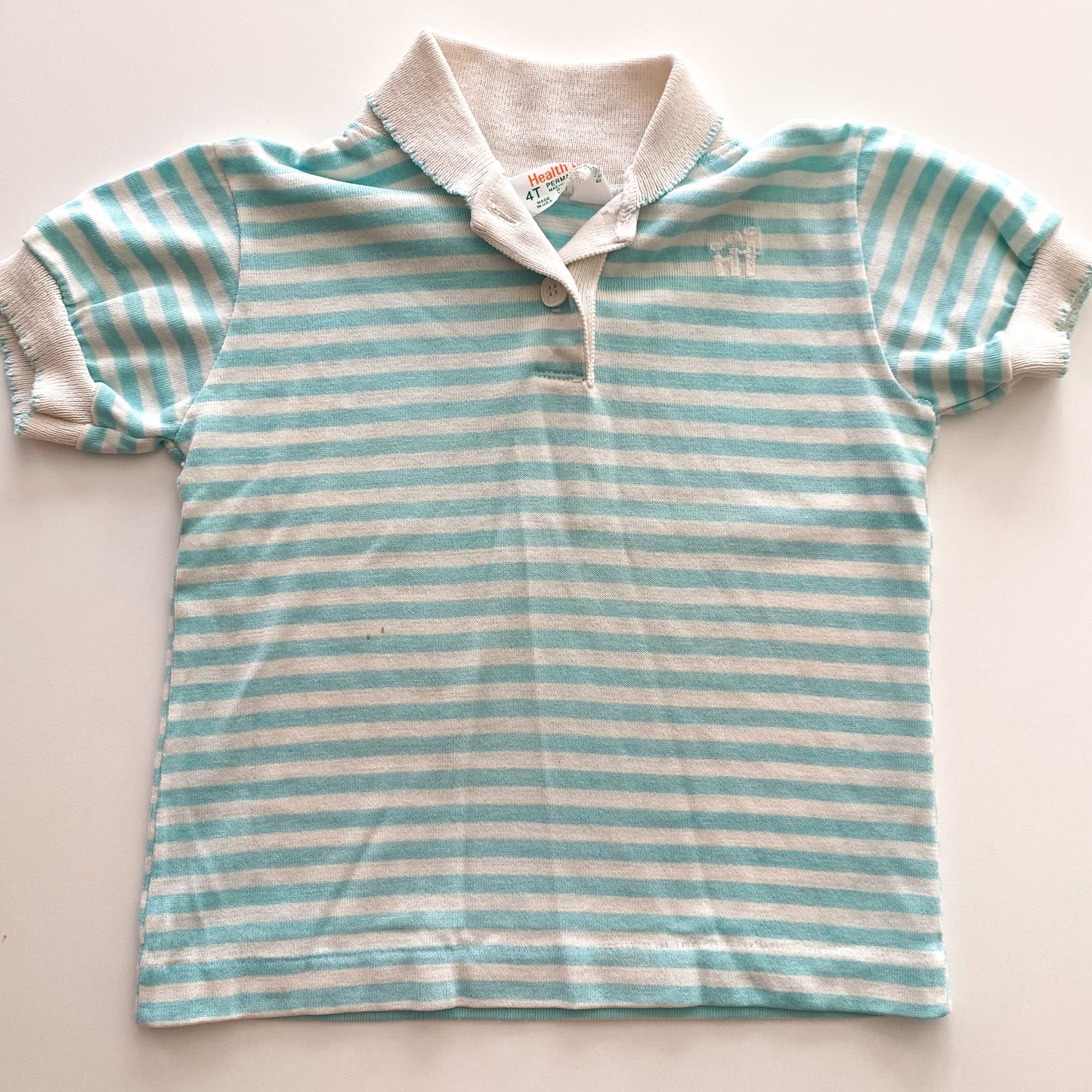 Vintage Health-Tex Stripe Polo - Size 4