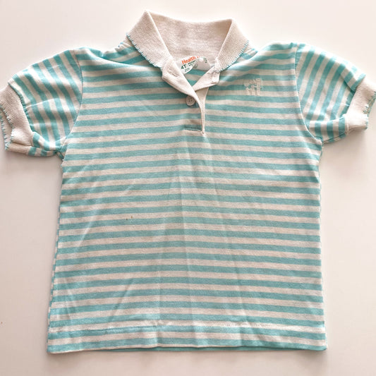 Vintage Health-Tex Stripe Polo - Size 4