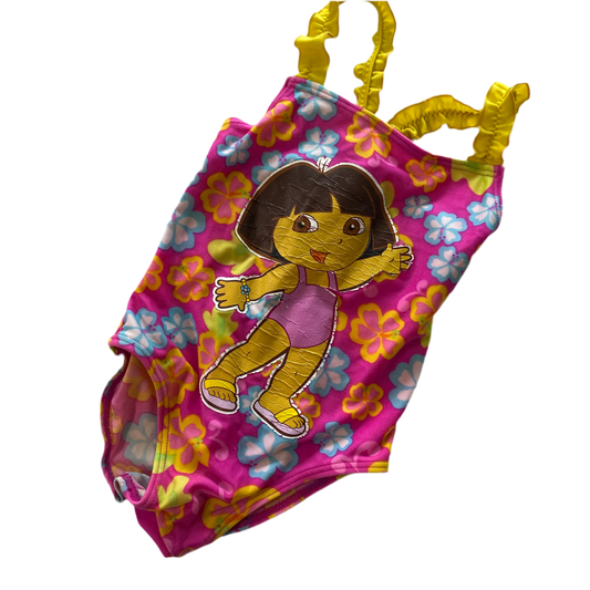Dora The Explorer Swimsuit - Size 4