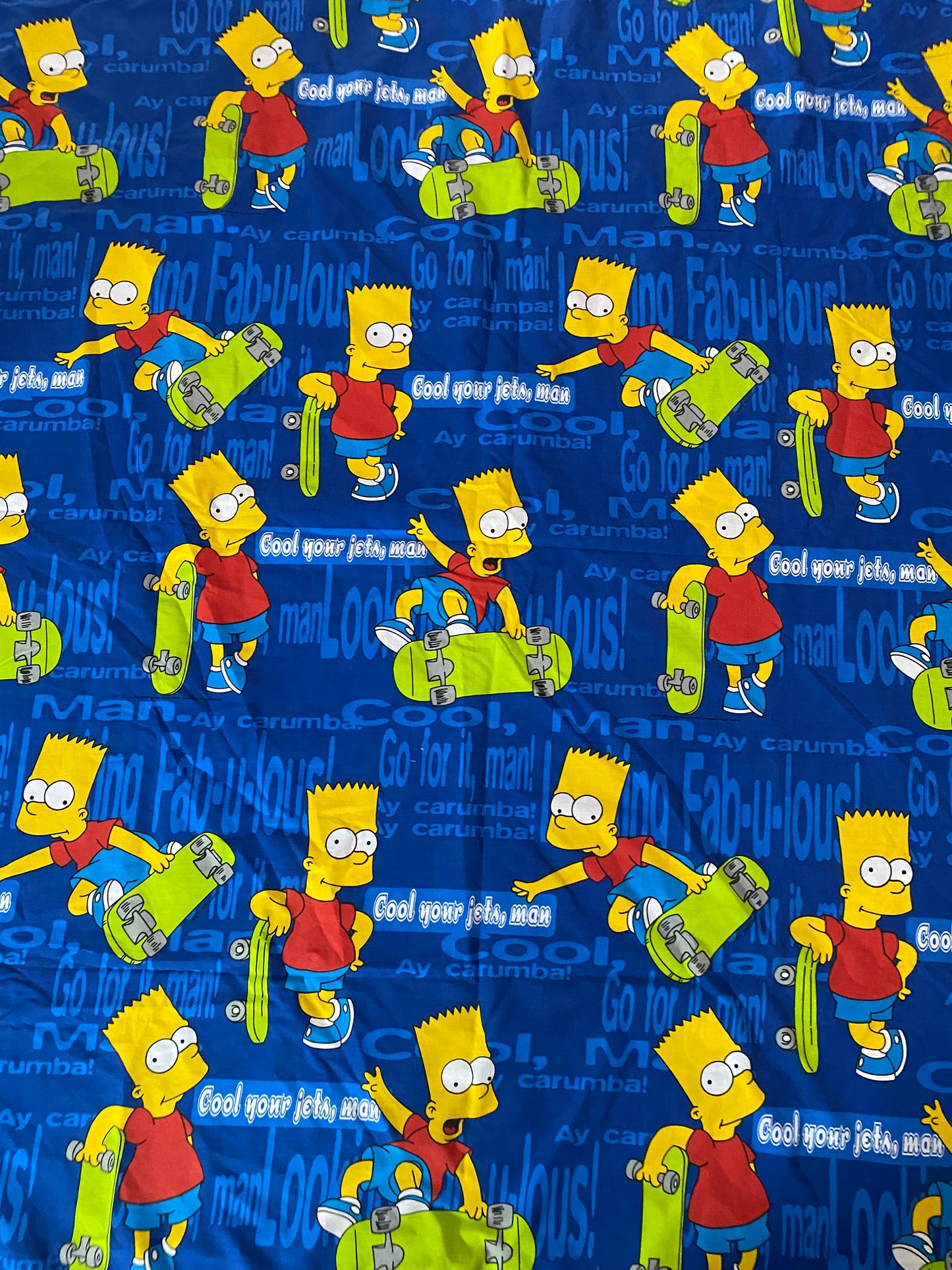 Vintage Bart Simpson Single Duvet Cover