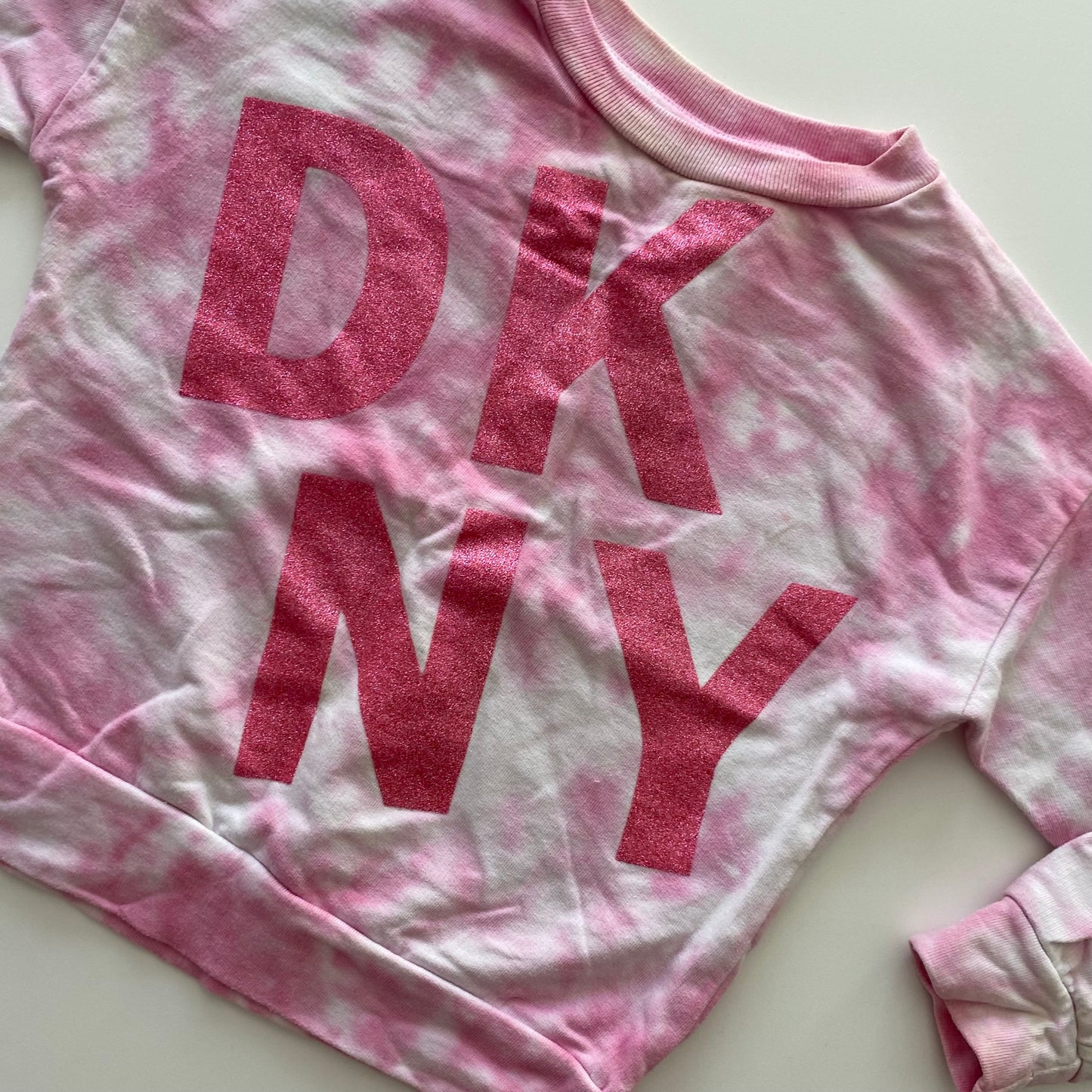 DKNY Pink Tie Dye Tracksuit - Size 2