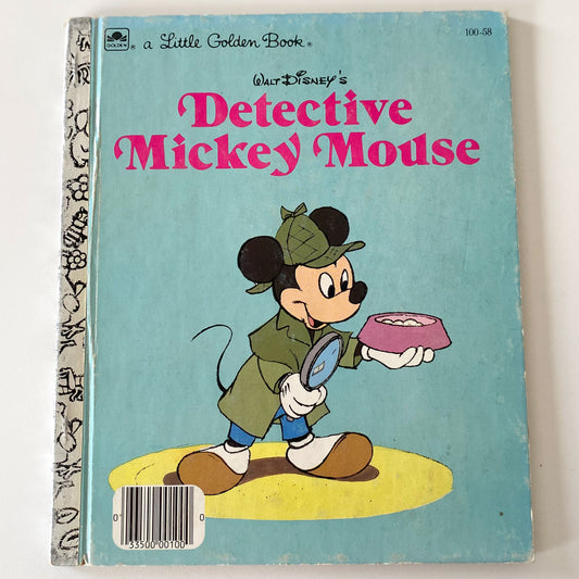 Detective Mickey Mouse Little Golden Book