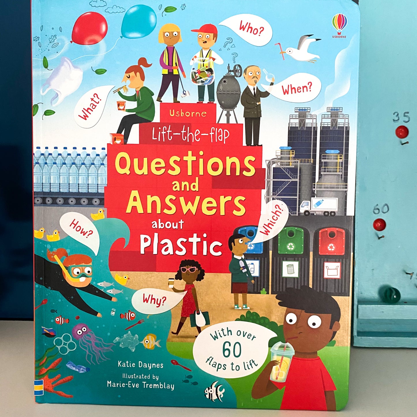Usborne Lift The Flap Questions & Answers About Plastic Book