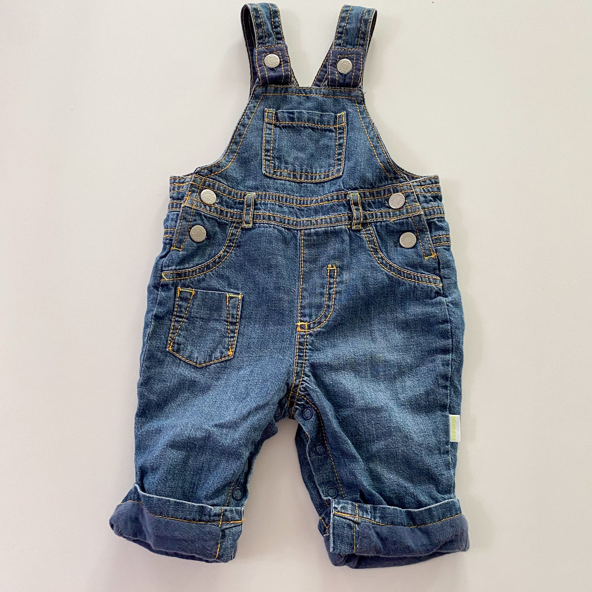 Denim Overalls - Size 3M