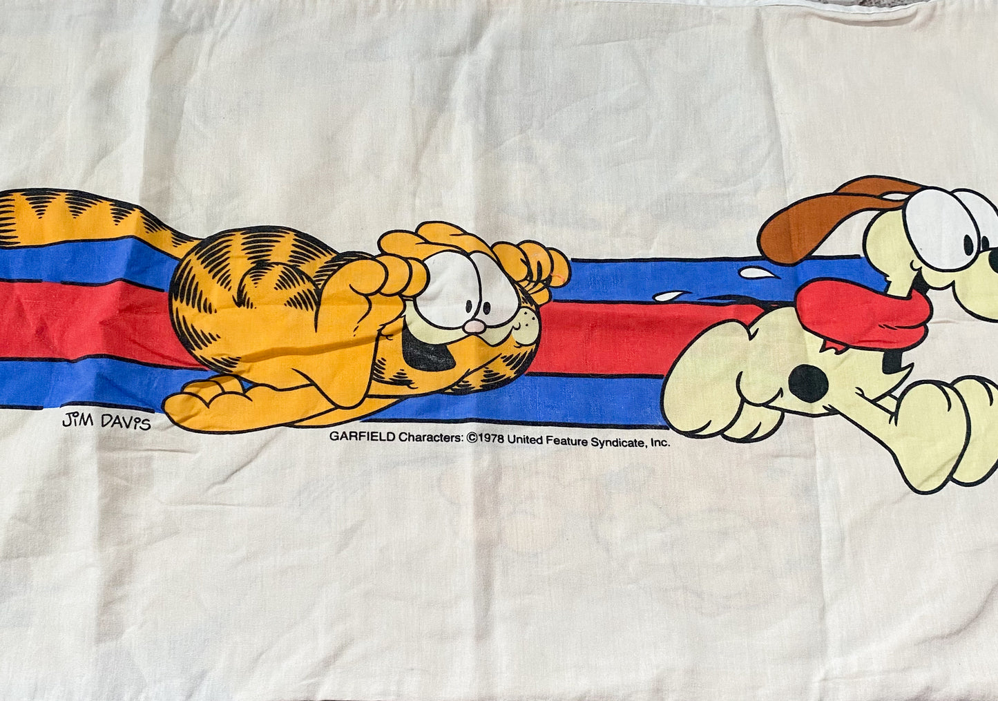 Vintage Garfield Reversible Pillowcase