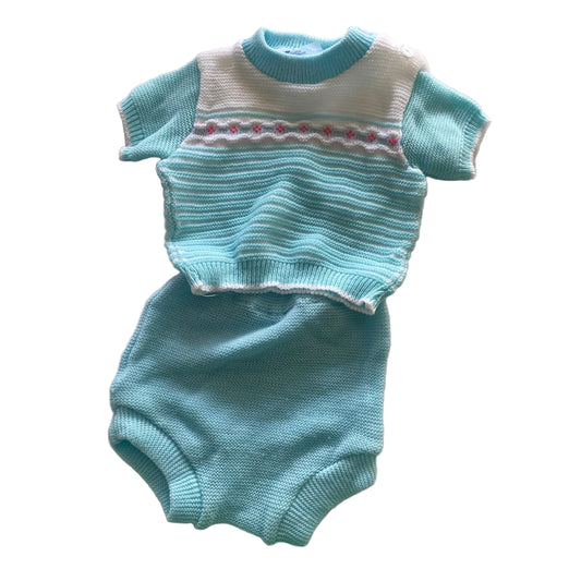 Vintage Knit Set - Size 6M