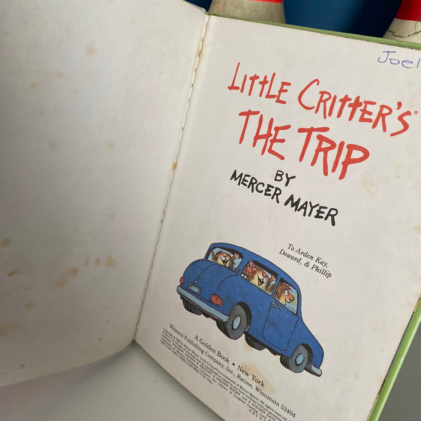 Mercer Mayer Little Critters The Trip Book