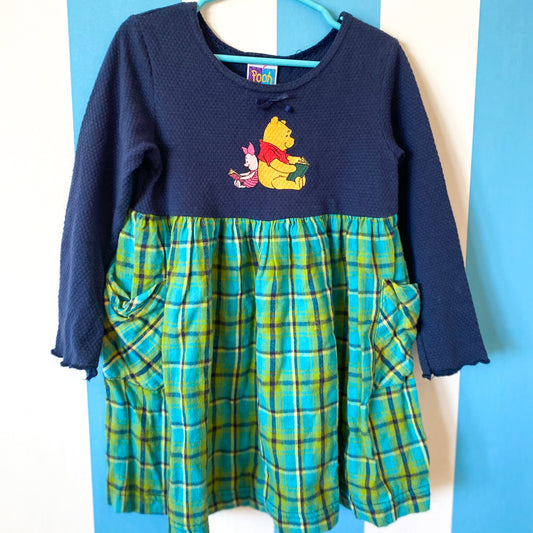 Winnie The Pooh Dress - Size 5Y