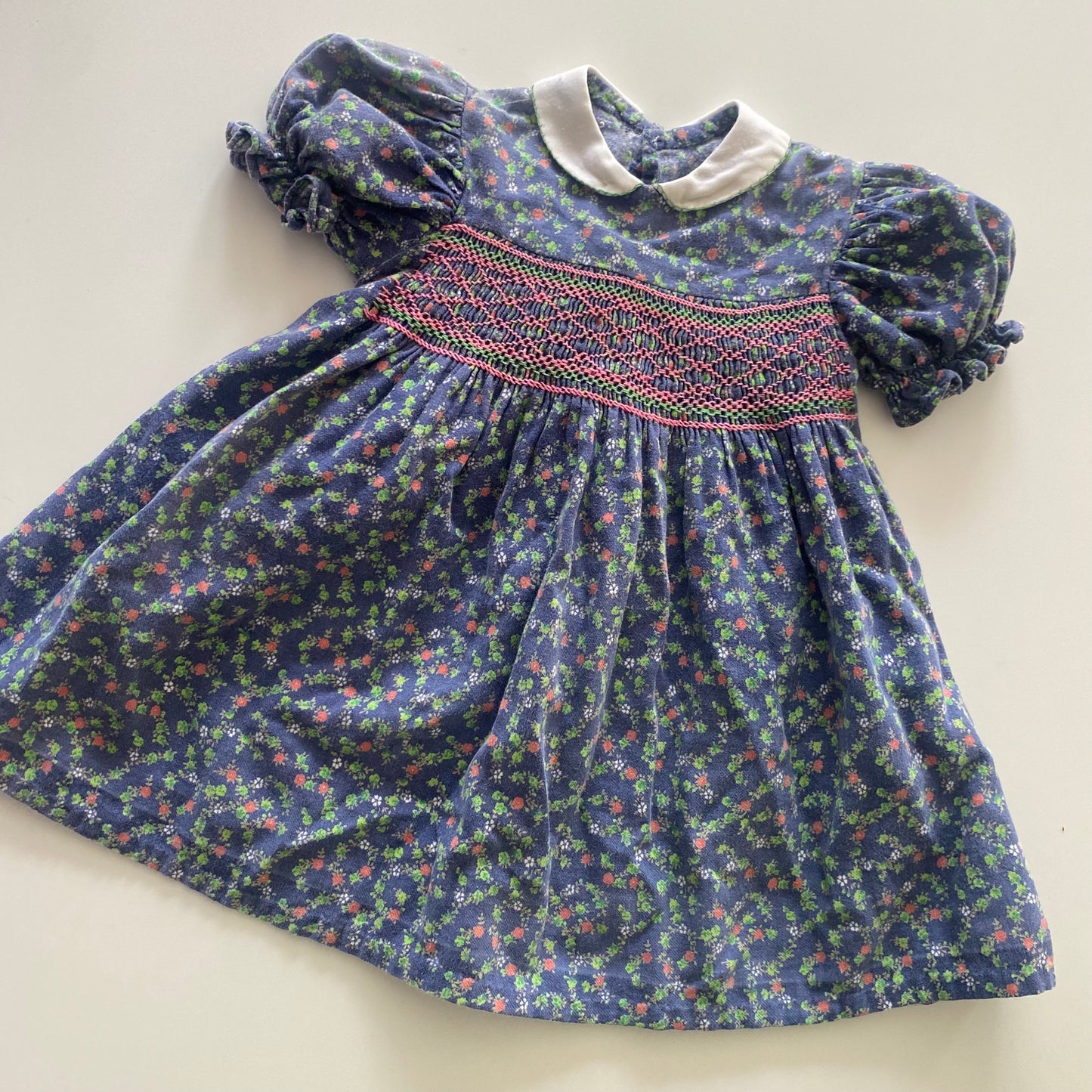 Vintage Smocked Dress - Size 1