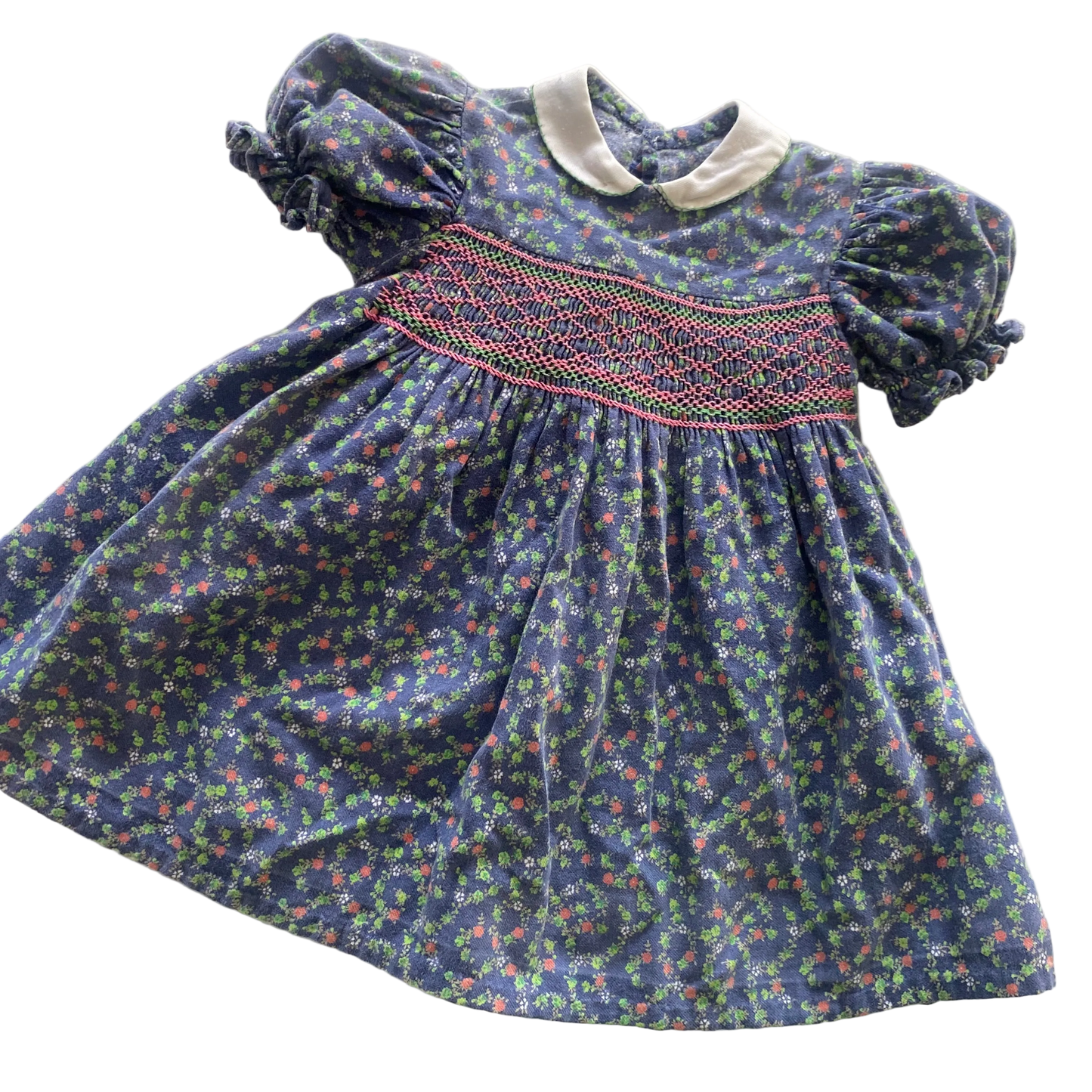 Vintage Smocked Dress - Size 1