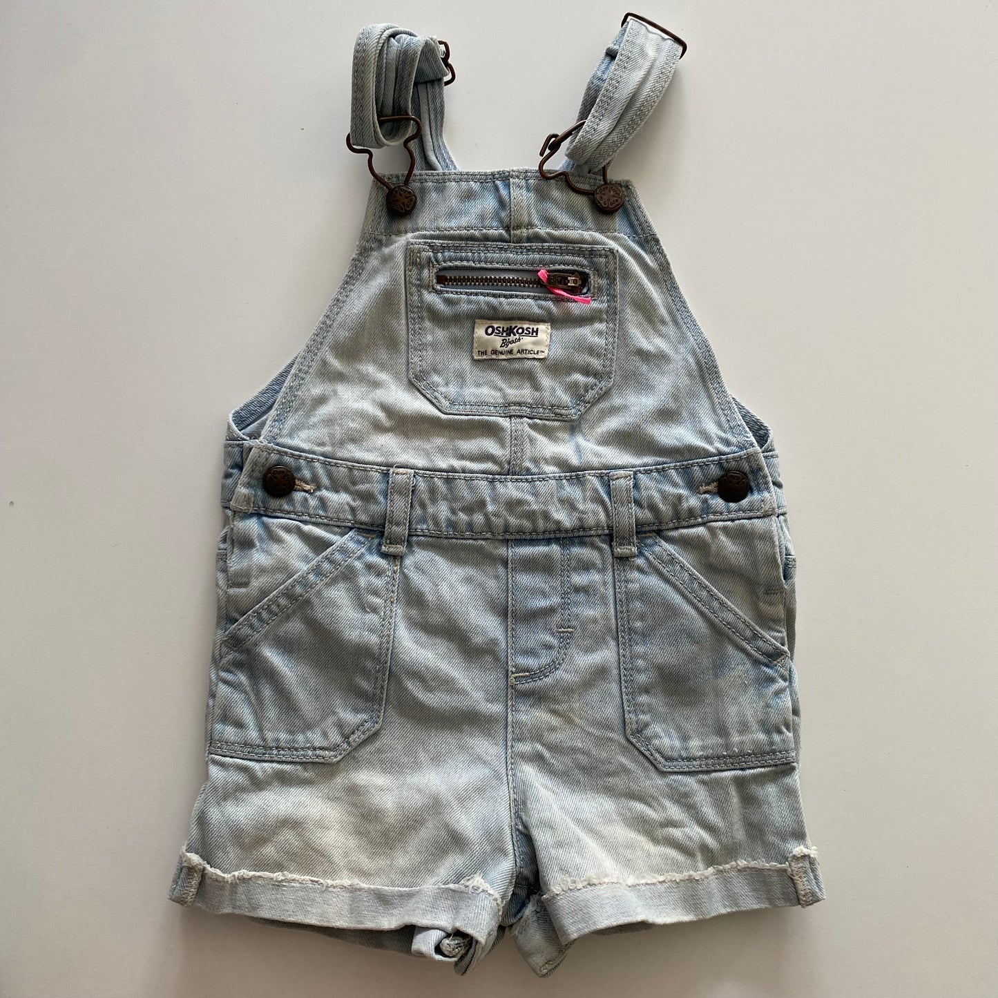 Oshkosh Denim Shortalls - Size 2