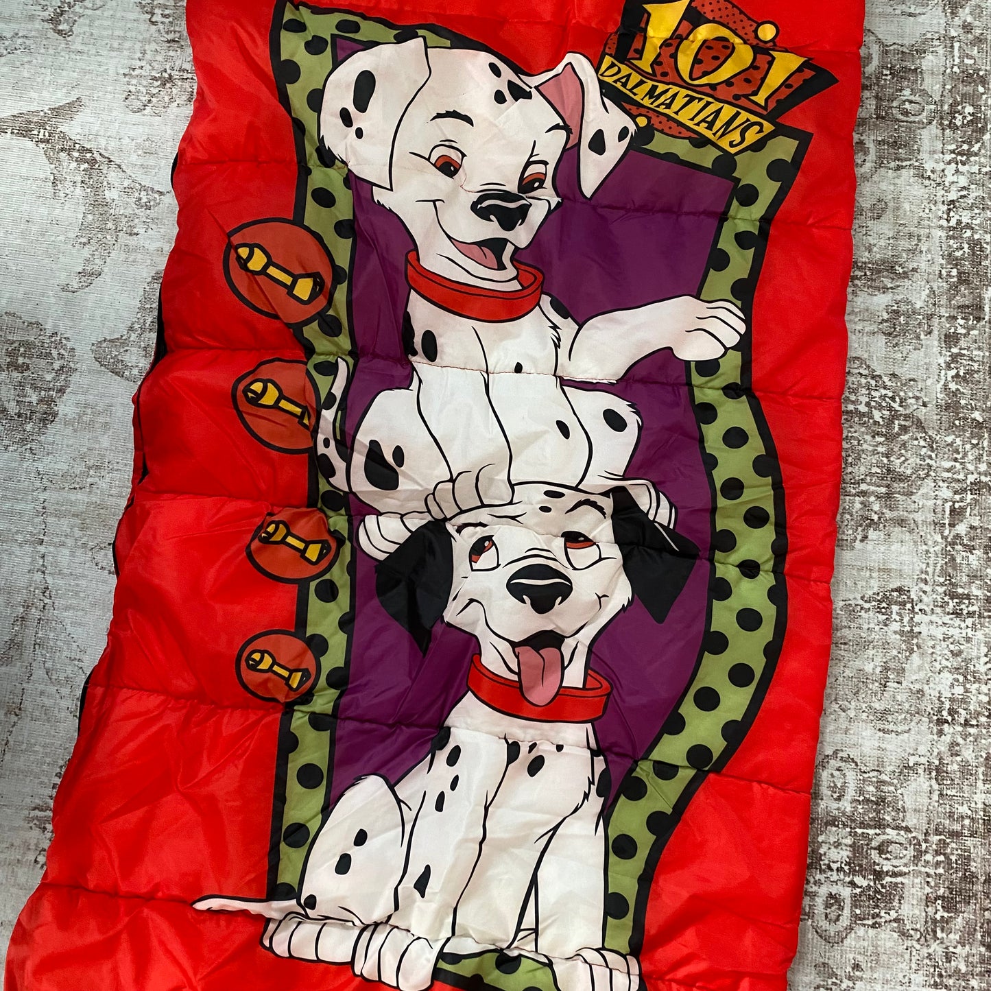 Vintage Disney 101 Dalmatians Sleeping Bag