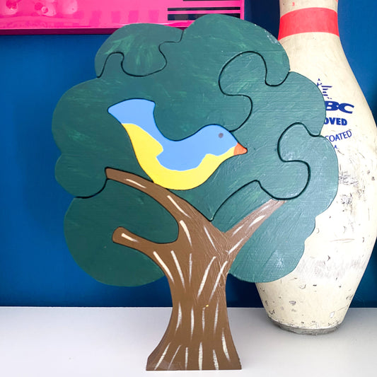 Handmade Wooden Tree Puzzle