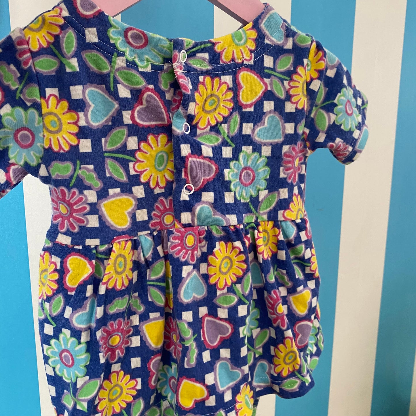 Vintage Cuties By Judy Romper Dress - Size 18M