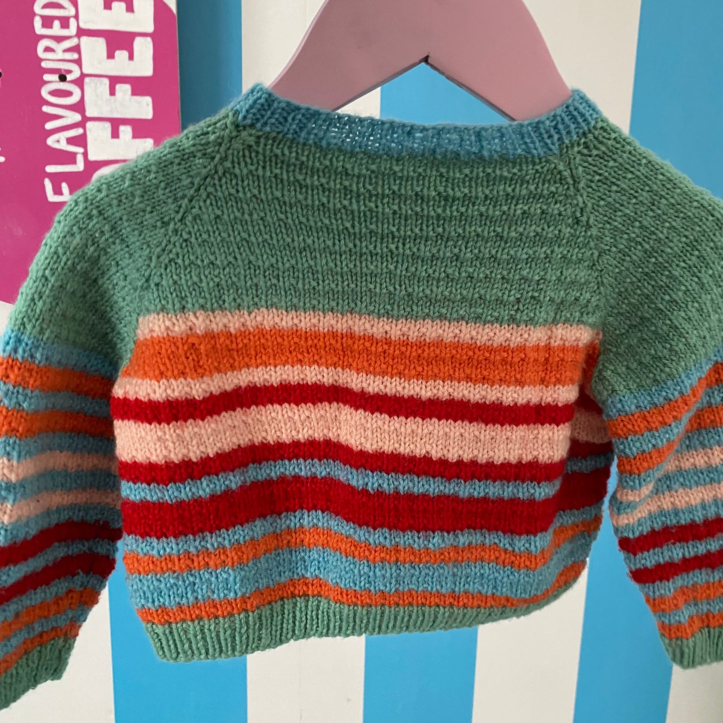 Handmade Knit Jumper - Size 6-12M