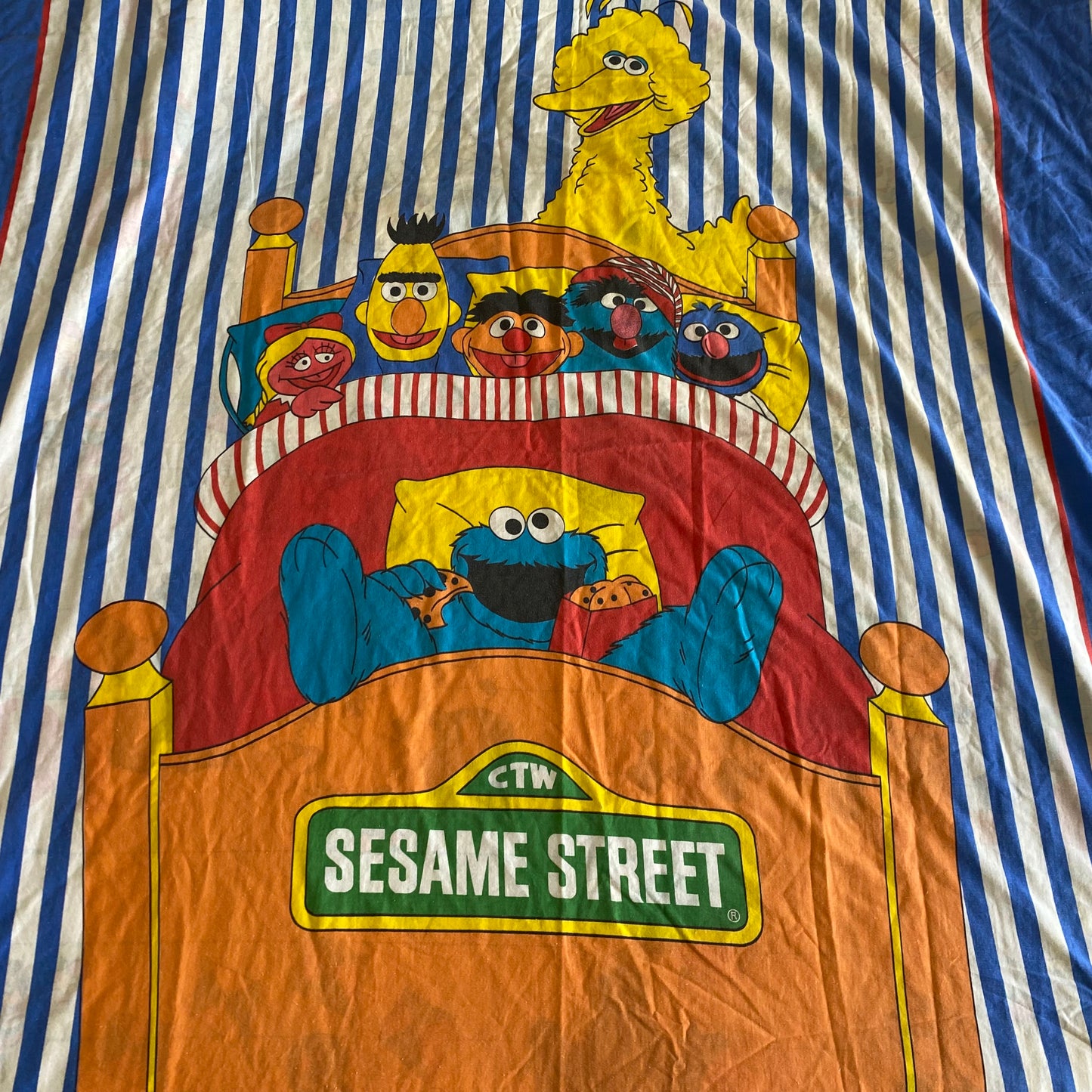 Sesame Street Vintage Reversible Single Duvet