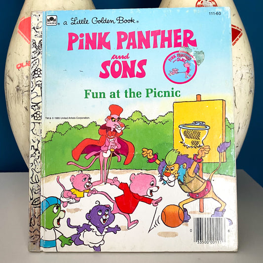Pink Panther & Sons Fun At The Picnic Little Golden Book