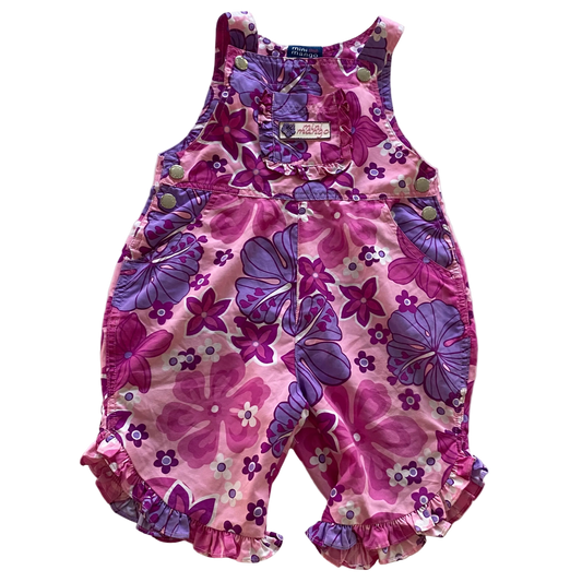 Y2K Mini Mango Shortalls - Size 1