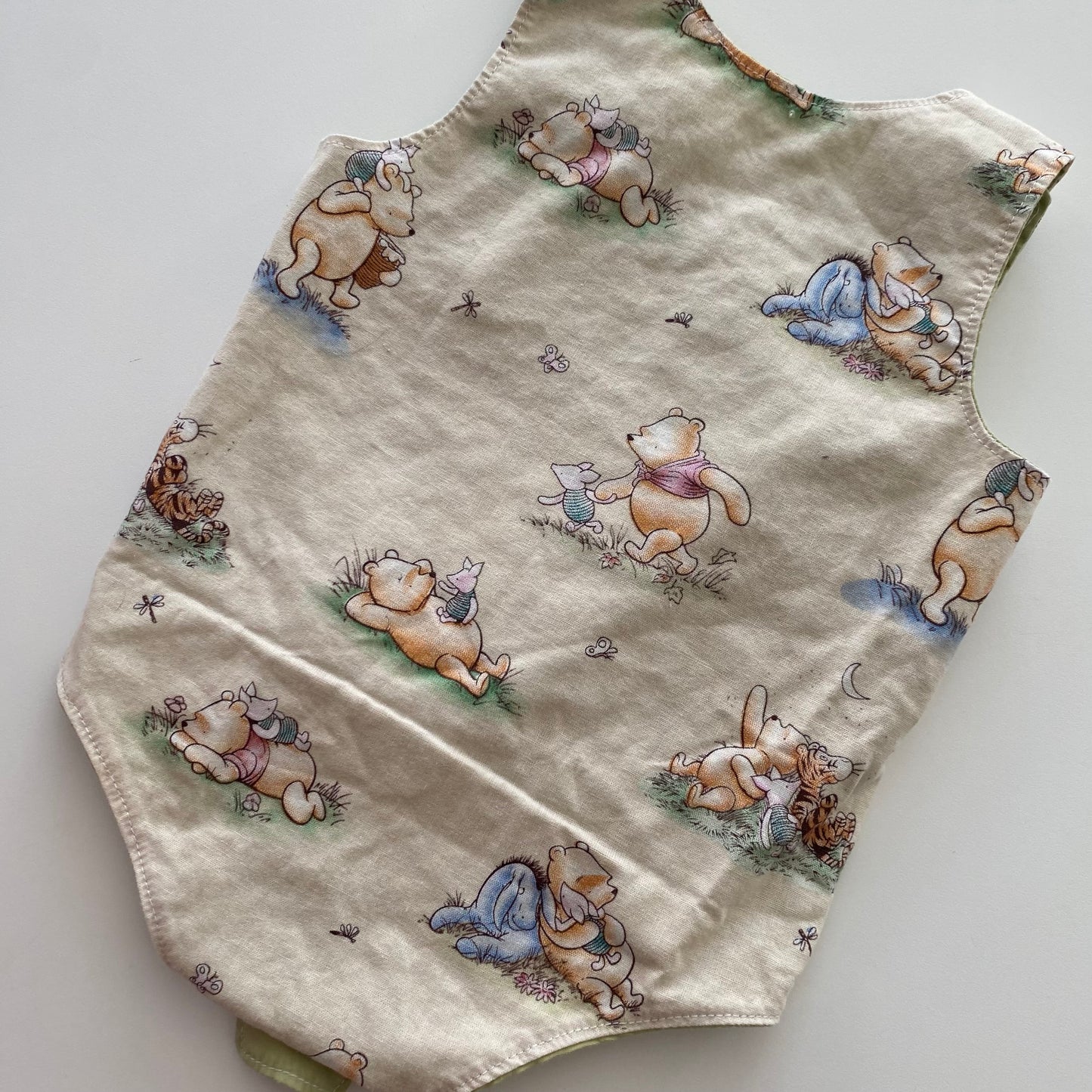 Handmade Winnie The Pooh Romper - Size 0-3M