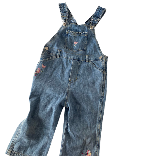 Vintage Mini Mango Overalls - Size 2