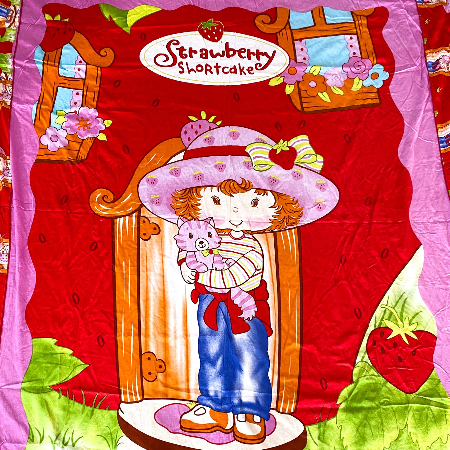Strawberry Shortcake Flat Sheet/Valance
