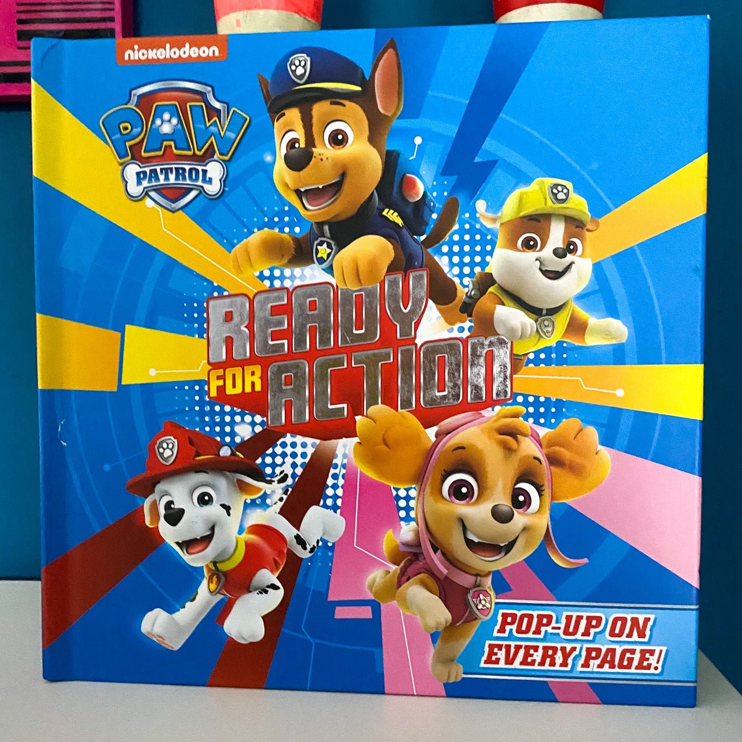Paw Patrol Ready For Action Pop Up Book
