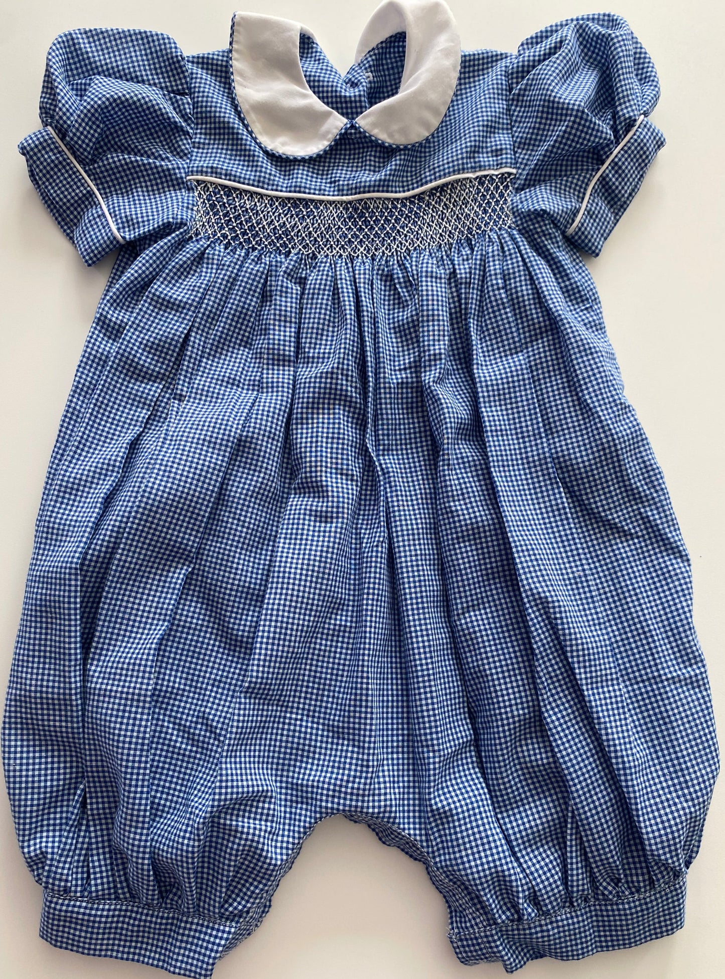 Vintage Smocked Romper - Size 1