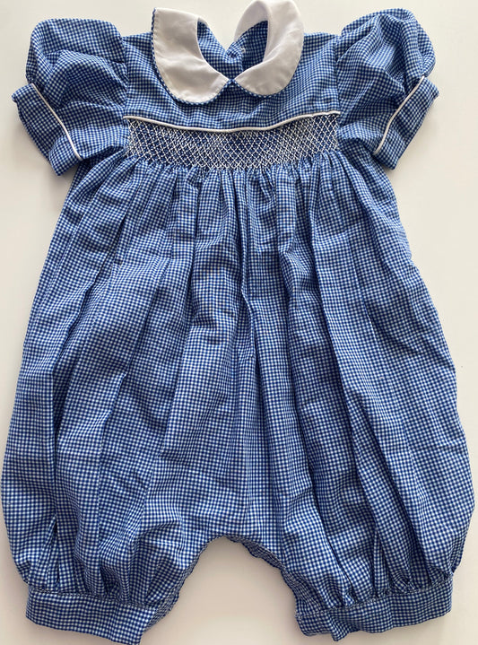 Vintage Smocked Romper - Size 1